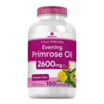MEKKOCN Cold Pressed Evening Primrose Oil - 2600mg Softgels