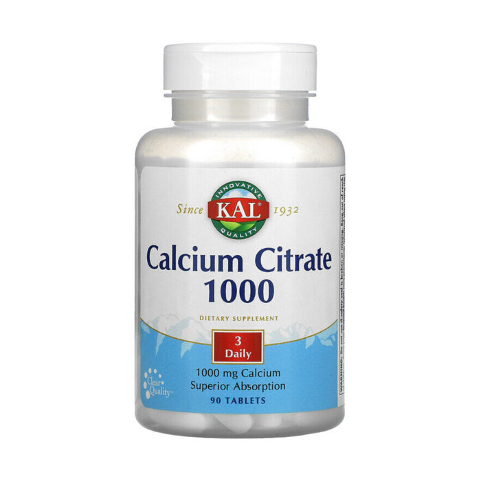 KAL Calcium Citrate 1000mg - Superior Absorption for Strong Bones - Image 1