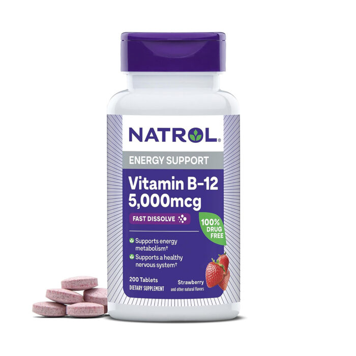 Natrol Vitamin B-12 5000mcg Fast Dissolve Tablets - Image 1