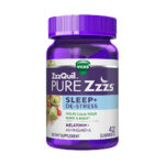 Vicks ZzzQuil PURE Zzzs Sleep+De-Stress Melatonin Gummies