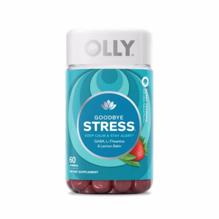 Olly Goodbye Stress Gummies - GABA, L-Theanine, and Lemon Balm for Relaxation