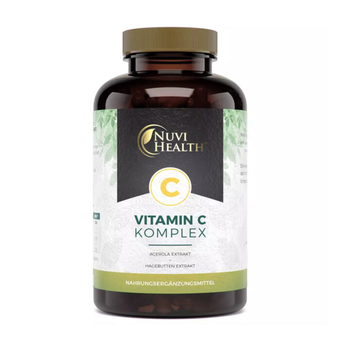 Nuvi Health Vitamin C Complex - Immune Support with Acerola Cherry & Rosehip - Image 1