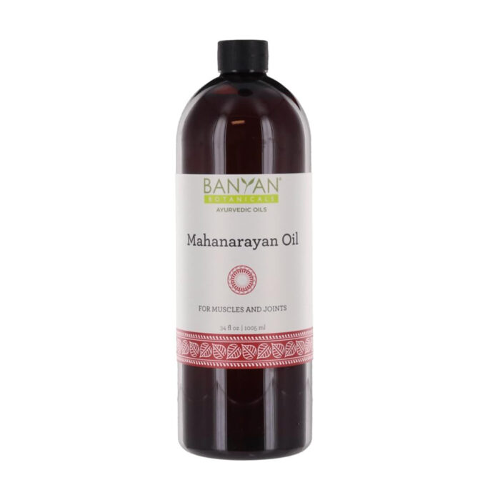 Banyan Botanicals Mahanarayan Oil: Ayurvedic Massage Oil for Muscles and Joints - Image 1