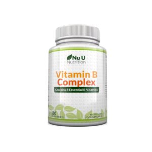 Vitamin B Complex - 180 Vegan Tablets, All 8 Essential B Vitamins, Energy & Immune Support, Made in the UK
