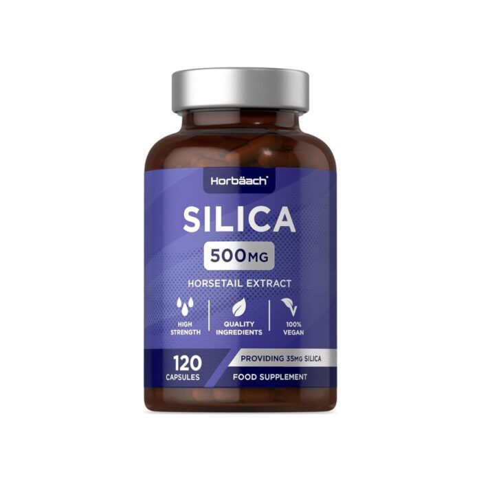 Silica Supplement 500mg by Horbaach | High Strength from Horsetail Extract - Image 1