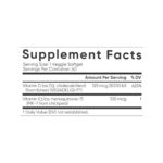 Sports Research Vegan D3 + K2 Softgels - Bone & Immune Support, 5000 IU Vitamin D3, 100 mcg Vitamin K2, 60 Softgels. - Image 2