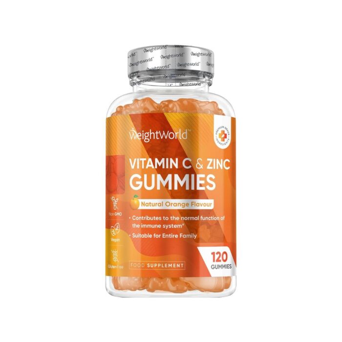 Vitamin C & Zinc Gummies by WeightWorld | Immune Support & Vitality Boost - Image 1