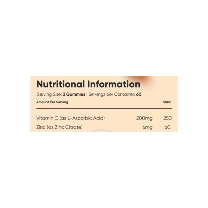 Vitamin C & Zinc Gummies by WeightWorld | Immune Support & Vitality Boost - Image 2