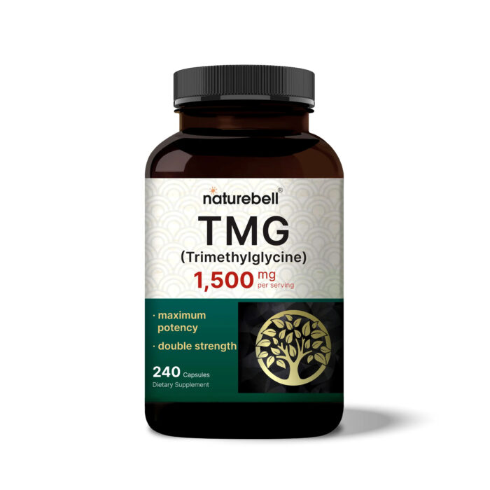 Artboard 1 copy 16 NatureBell TMG (Trimethylglycine) 1,500mg – 240 Capsules - Image 1