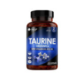 New Leaf Products Taurine 1800mg with Vitamins B1, B12, D3 – 120 Capsules