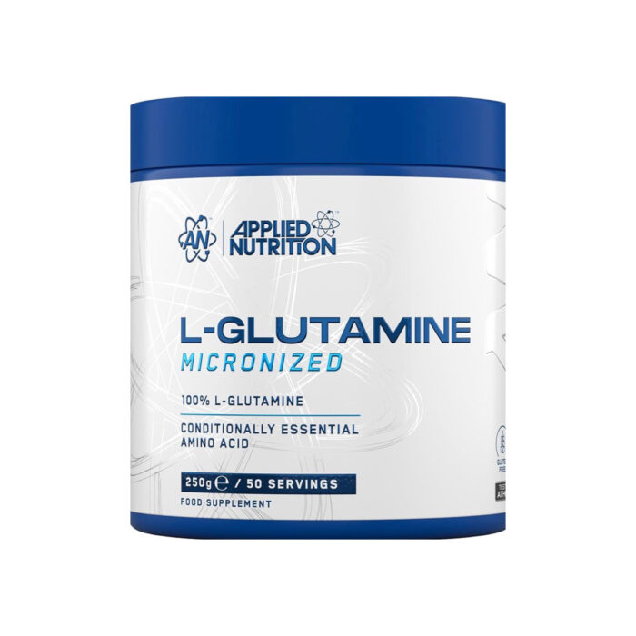 Applied Nutrition L-Glutamine Micronized – 250g – 50 Servings - Image 1