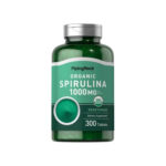 Piping Rock Organic Spirulina 1000 mg – 300 Tablets