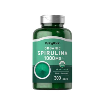 Piping Rock Organic Spirulina 1000 mg – 300 Tablets