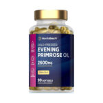 Horbäach Cold-Pressed Evening Primrose Oil – 2600mg – 90 Softgels