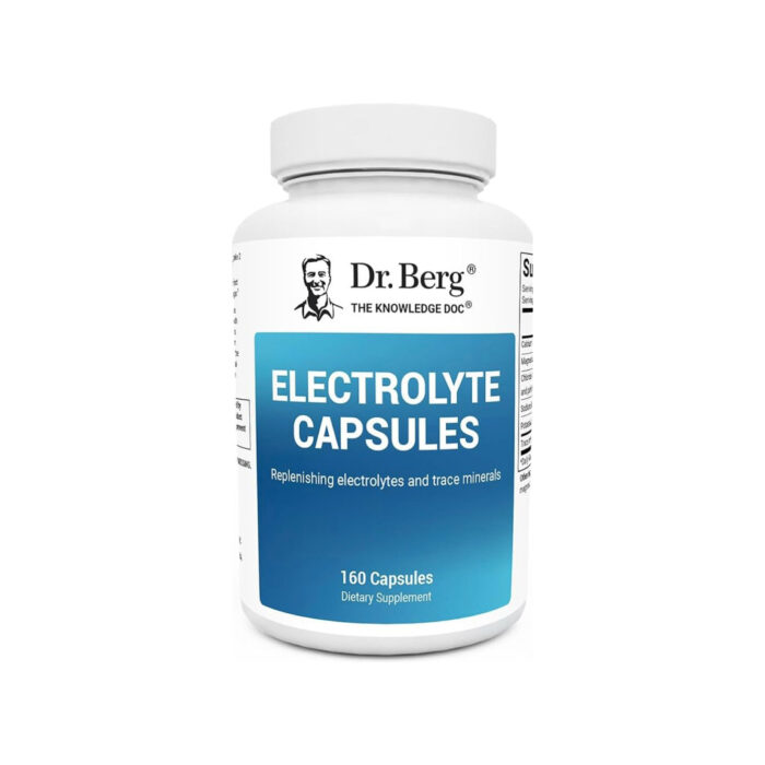Artboard 1 copy 36 Dr. Berg Electrolyte Capsules – Replenishing Electrolytes and Trace Minerals – 160 Capsules - Image 1