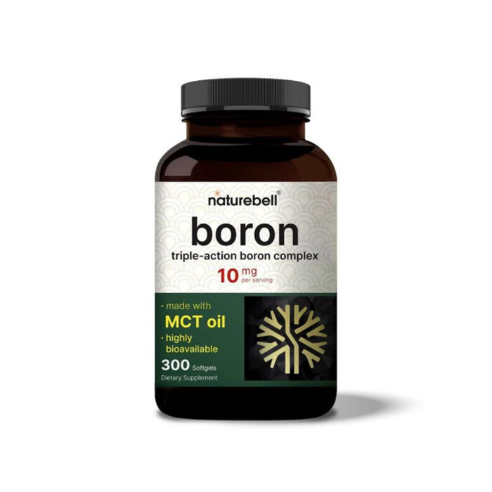 NatureBell Boron Triple-Action Complex – 10mg – 300 Softgels - Image 1