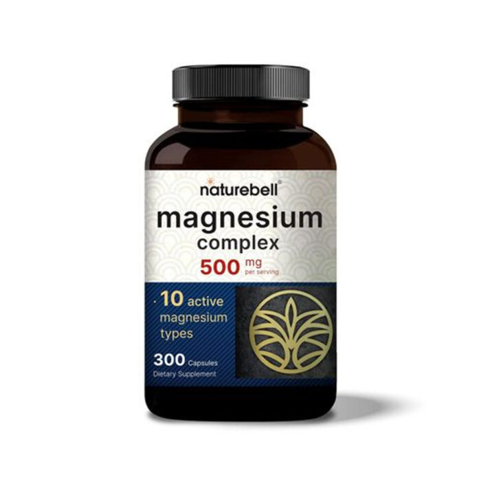 NatureBell Magnesium Complex 500mg – 300 Capsules - Image 1