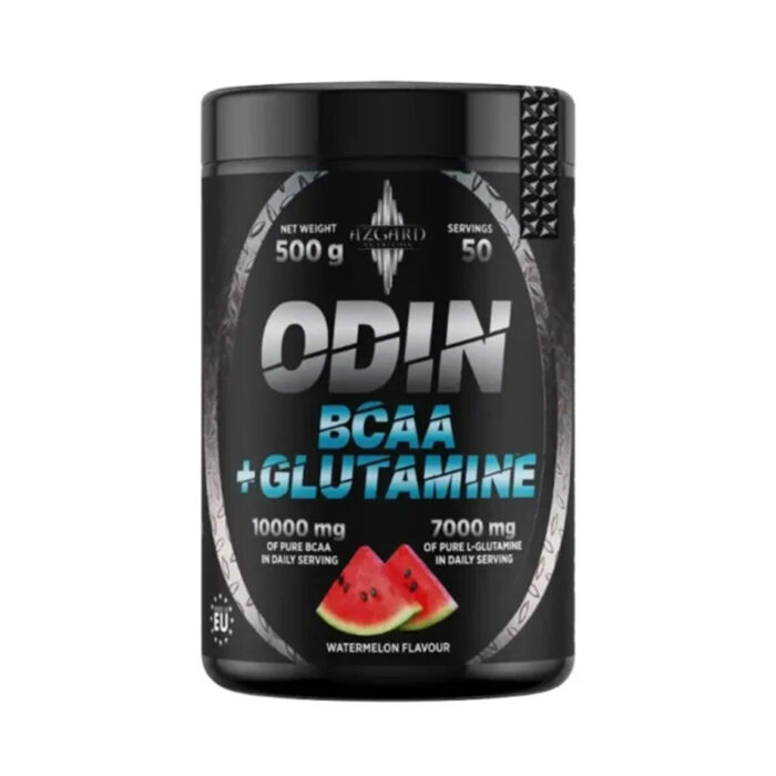 Artboard 1 copy 20 Azgard Nutrition ODIN BCAA + Glutamine (Watermelon Flavor - 500g) - Image 1