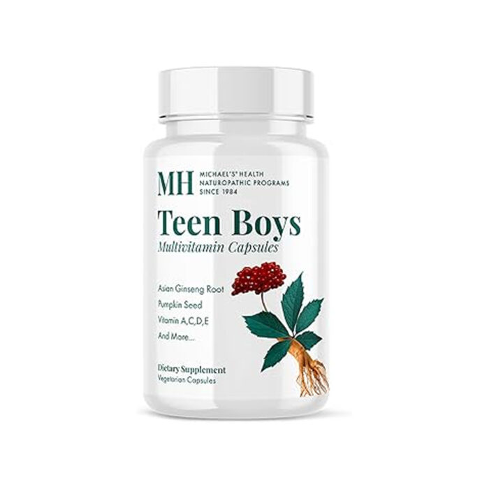 Artboard 18 Michael’s Health Teen Boys Multivitamin Capsules - Image 1